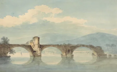Een brug over de Arno (?)
