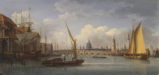 Londen Brug, met St. Paul