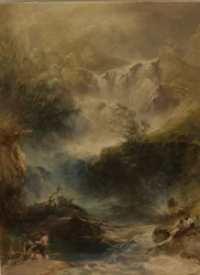 Torke Waterval, Killarney, ca. 1860