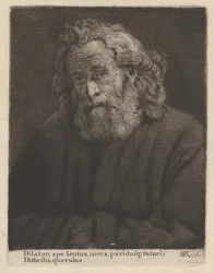 Oude man met een lange baard, 1761
