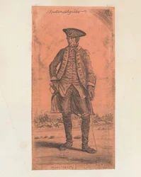 Portret van adjudant Daniel Brown