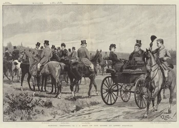 Jachtschetsen, een ontmoeting van de Quorn in Ashby Folville
