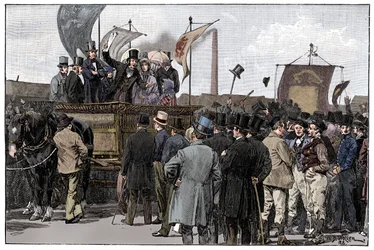 De Chartistendemonstratie op Kennington Common, 1848, 1900