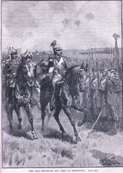 De Tsaar inspecteert zijn leger in Sebastopol, 1856