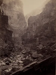Cañon van Kanab Wash, Colorado River, Kijkend naar het Noorden