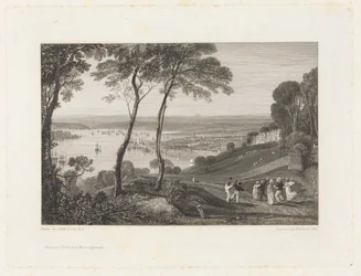 Plymouth Dock, van Mount Edgecumbe