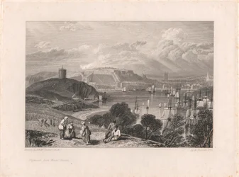 Plymouth vanaf Mount Batten