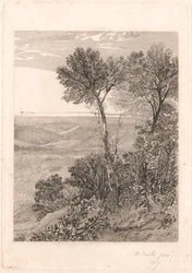 De vallei van Ashburnham, een replica van de rechterhelft