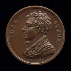 Lord Byron, 1788-1824, Dichter (voorzijde)