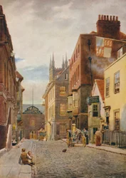 Church Street, kijkend naar het zuiden