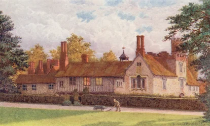 Ightham Mote vanaf het Terras