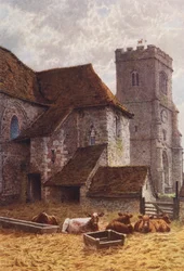 Overblijfselen van het paleis van de aartsbisschop, Charing