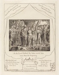 Job en Zijn Vrouw Hersteld in Welvaart, 1825