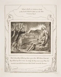 Jobs Troosters, uit Illustraties van het Boek Job, 1825-26