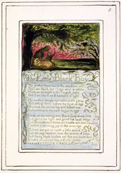P.124-1950.pt8 The Little Black Boy: plaat 8 uit Songs of Innocence and of Experience (kopie R) c.1802-08 (ets, inkt en aquarel)