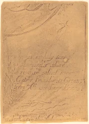 Herdruk van fragment van geannuleerde plaat voor "A Prophecy"