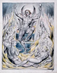 Satan richt zich tot zijn potentaten, illustratie uit 