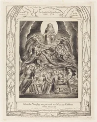 Satan voor de troon van God