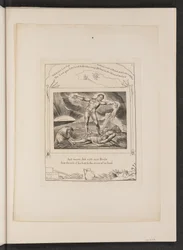 Satan Slaat Job met Zweren, 1825