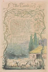 Songs of Innocence and of Experience, Plaat 18, "Het Lam" (Bentley 8)