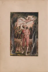 Songs of Innocence and of Experience, Plaat 1, Innocence Frontispiece (Bentley 2)