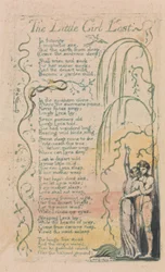 Songs of Innocence and of Experience, Plaat 20, Het Kleine Meisje Verloren (Bentley 34)
