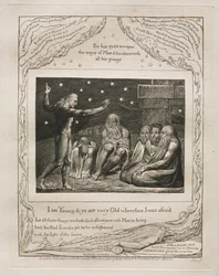 Het Boek Job: Pl. 12, Ik ben jong en jullie zijn heel oud, daarom was ik bang, 1825