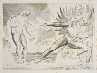 De Cirkel van de Corrupte Ambtenaren: De Duivels martelen Ciampolo, Inferno, Canto XXII, illustratie bij de 
