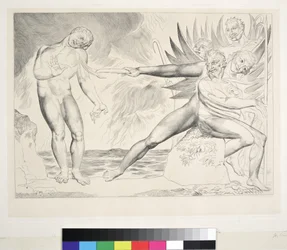 De Cirkel van de Corrupte Ambtenaren: De duivels die Ciampolo kwellen, Inferno, Canto XXII, illustratie bij de 