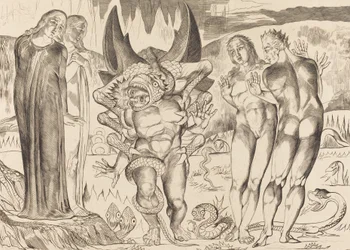 De Cirkel van de Dieven, Agnolo Brunelleschi Aangevallen door een Zesvoetige Slang
