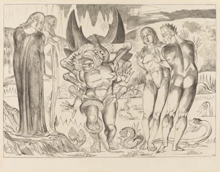 De Cirkel van de Dieven, Agnolo Brunelleschi Aangevallen door een Zesvoetige Slang