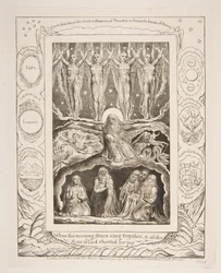 De Schepping, uit Illustraties van het Boek Job, 1825-26