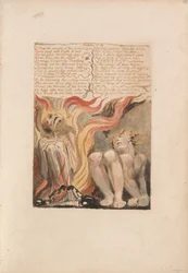 The First Book of Urizen, Plaat 14, 7. From the Caverns of His Jointed Spine.... (Bentley 11)