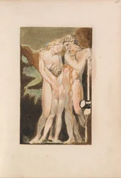 Het eerste boek van Urizen, Plaat 18 (Bentley 21)