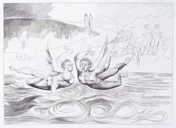 De Zesvoetige Slang die Agnolo Brunelleschi Aanvalt, ca. 1824-1827