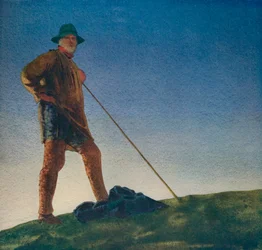 De Herder hoort de Kanonnen bij Dageraad, ca. 1910, ca. 1932