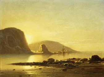 Zonsopgang in de baai
