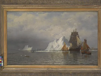 Walvisvaarder en Vissersschepen bij de Kust van Labrador