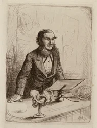 Alexander Russell Simpson, Professor van Verloskunde en Ziekten van Vrouwen en Kinderen (gravure)