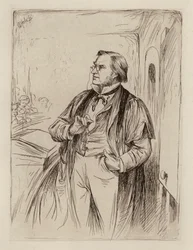 Simon Somerville Laurie, Professor van de Theorie, Geschiedenis en Praktijk van Onderwijs (gravure)
