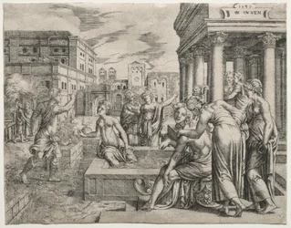 Bathseba in het bad