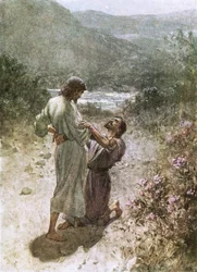 Jakob en de engel bij Pniël