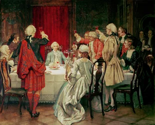 Prins Charles Edward Stuart in Edinburgh, 1745