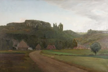 Bij het Dorp Crecy, Frankrijk