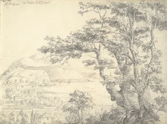 Een Uitzicht op Nice vanaf de Heuvels in het Westen