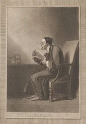 Pantaloon: De zesde leeftijd verschuift naar de magere en geslipte Pantaloon Shakespeare, As Y..., 1799