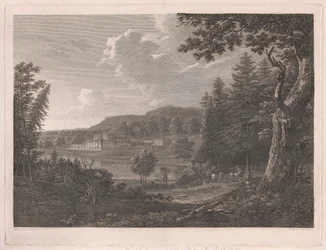 Fonthill zoals het was voor de Wijzigingen van de Heer Beckford