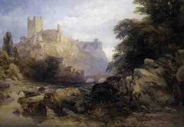 De Stad en het Kasteel vanaf de Rivier, c.1860