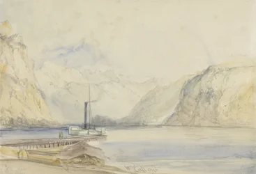 Wallenstadt, vanuit Wesen, Zwitserland