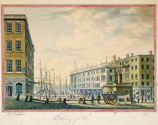 Billingsgate Market, Londen, 1799